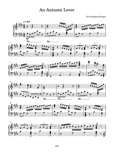 An Autumn Lover