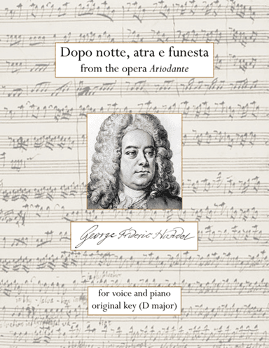 Dopo notte, atra e funesta (original key) (arr. (Editor) Lee G. Barrow)
