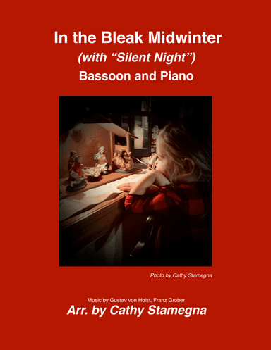In the Bleak Midwinter (with "Silent Night") Bassoon and Piano (arr. Cathy Stamegna)