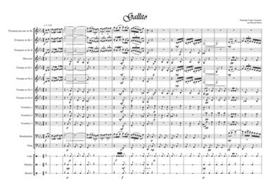 Gallito Spanish Pasodoble Brass Ensemble (arr. David Pérez)