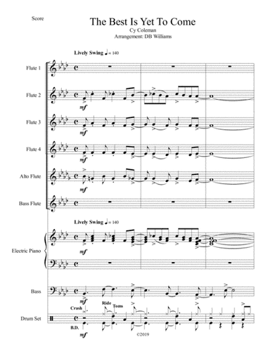 The Best Is Yet To Come (arr. DB Williams)