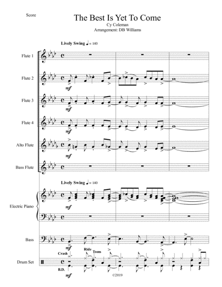 The Best Is Yet To Come (arr. DB Williams)