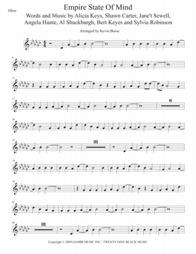 Empire State Of Mind (Part II) Broken Down (arr. Kevin Busse)