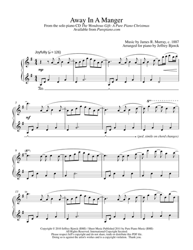 Away in a Manger (arr. Jeff Bjorck)