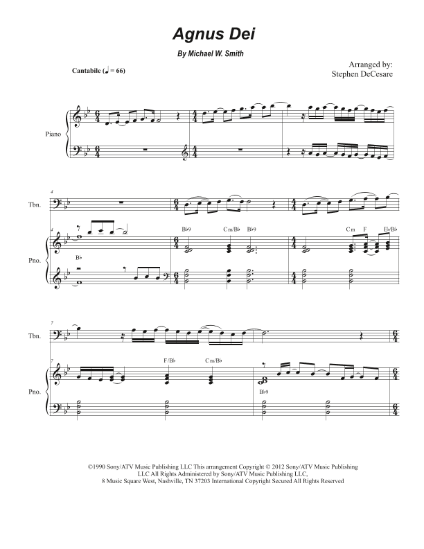 Agnus Dei (arr. Stephen DeCesare)