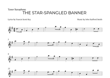 THE STAR-SPANGLED BANNER (arr. Alex Nunes Rodrigues)