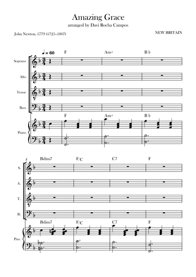 Amazing Grace (arr. Davi Rocha Campos)