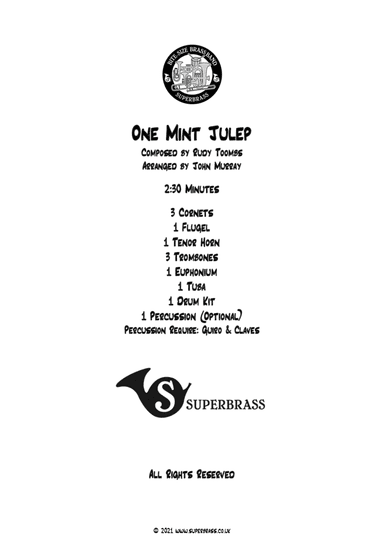 One Mint Julep (arr. John Murray)