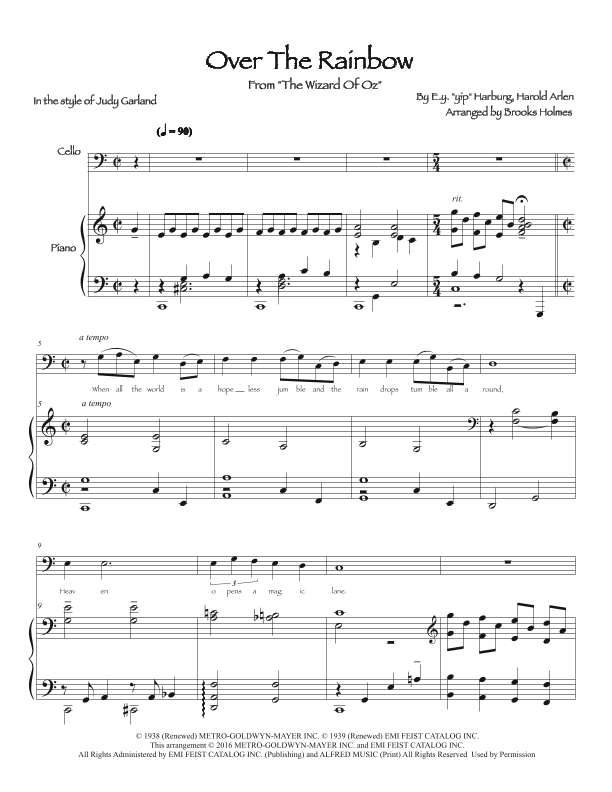 Over The Rainbow (arr. Brooks Holmes)