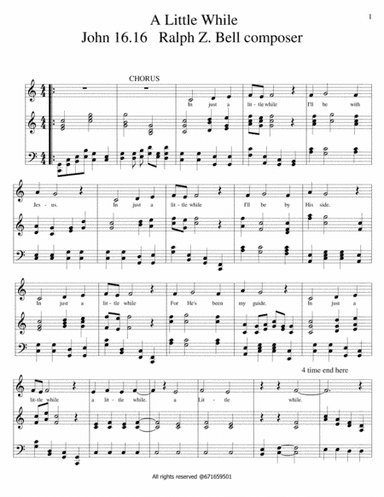 In A Little While             A Christian Song   Where is your final home?