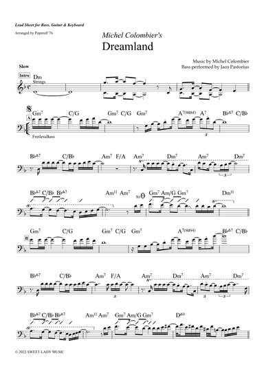 Dream Land (arr. Popnroll 1976)