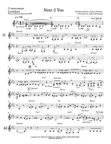 Next 2 You (arr. Katsumi WF)