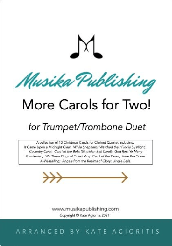 More Carols for Two - Trumpet/Trombone Duet (arr. Kate Agioritis)