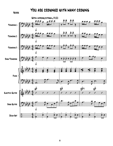 You are crowned with many crowns  Trombone Praise (arr. Pastor Pete Cross)