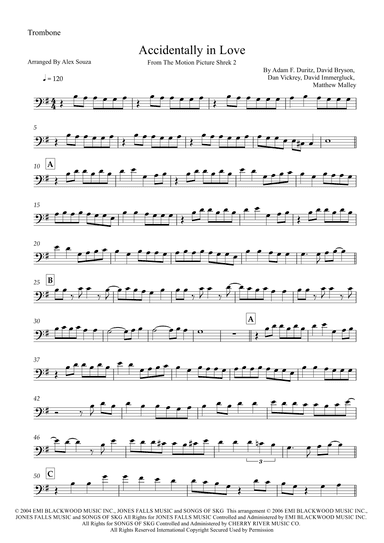 Accidentally In Love (arr. Alex Souza)