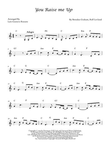 You Raise Me Up (arr. Luís Gustavo Rossato)