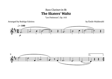 The Skaters Waltz (for beginners) (arr. Rodrigo Faleiros)