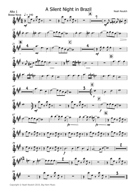 A Silent Night In Brazil (arr. Big Horn Music)