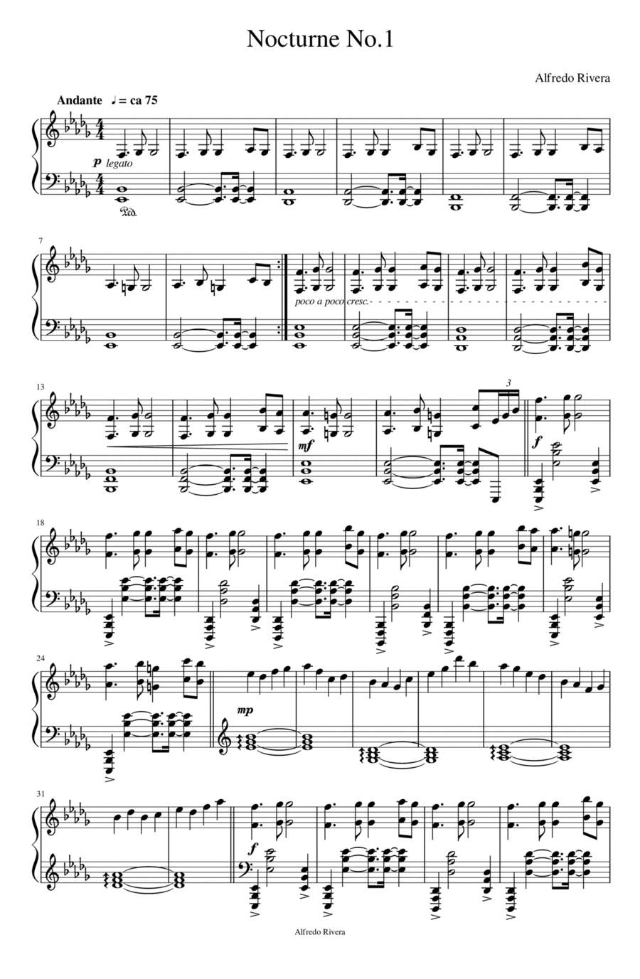 Nocturne No.1 - Alfredo Rivera