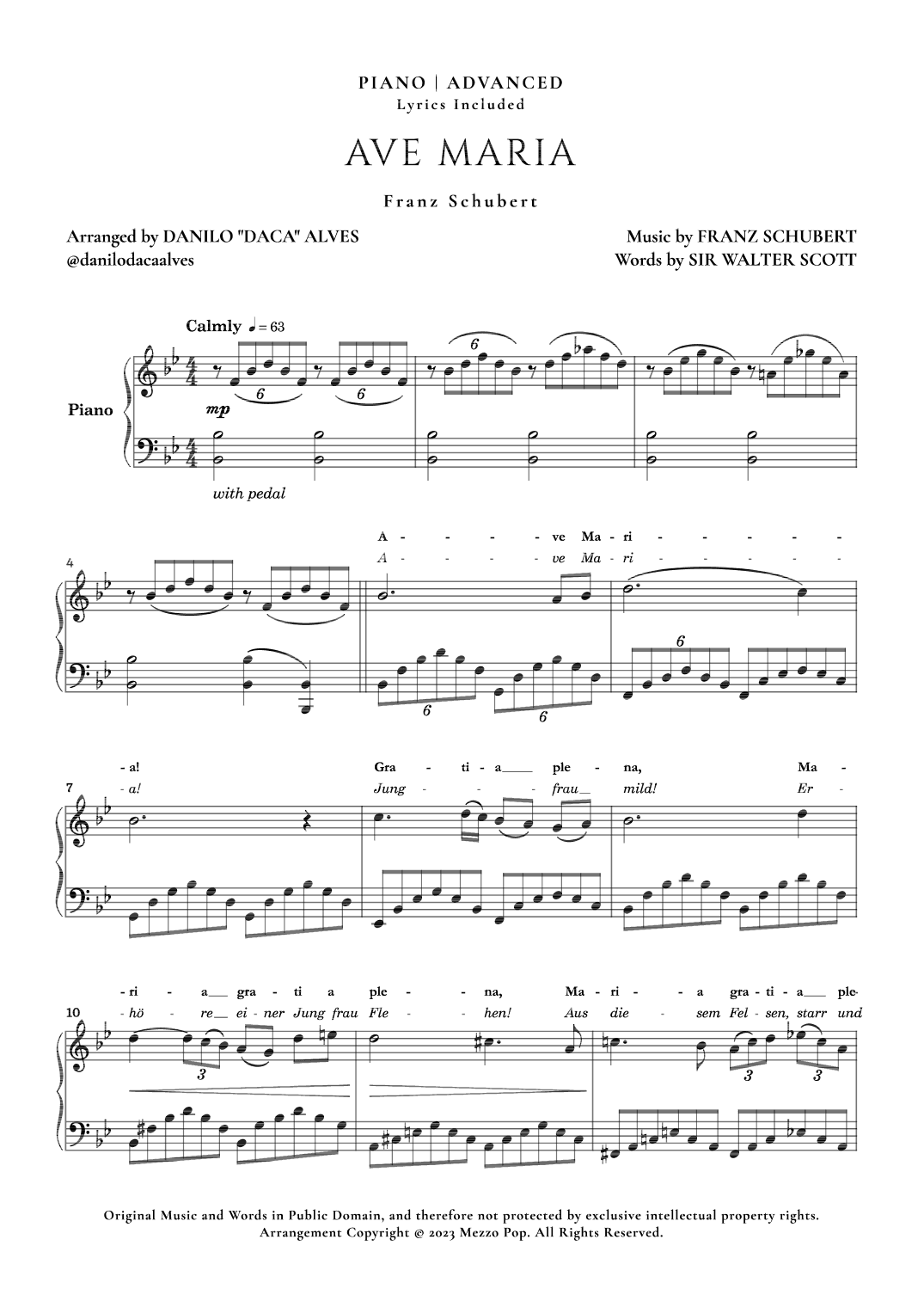 Ave Maria (arr. Danilo "Daca" Alves)