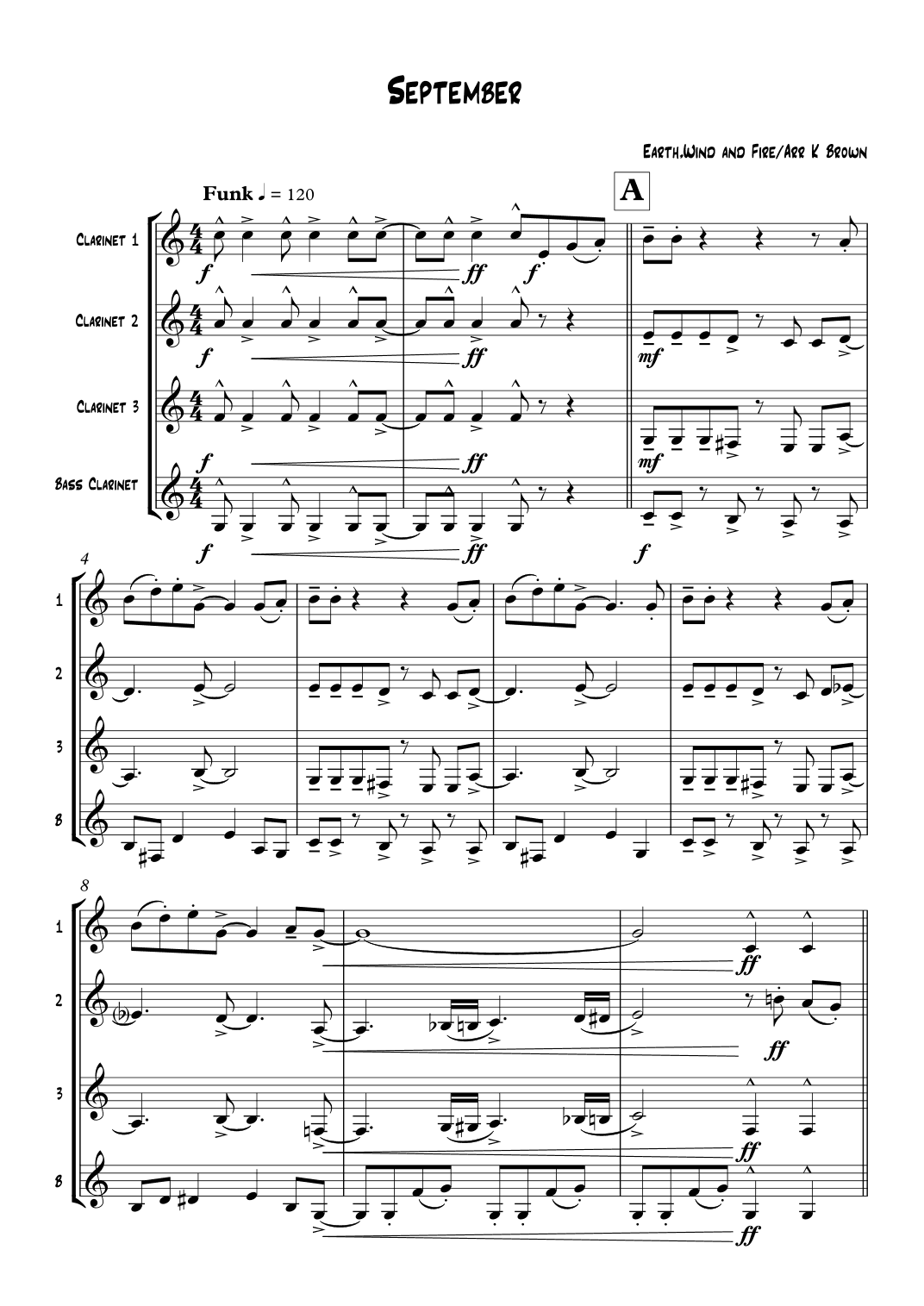 September (arr. Katie Brown)