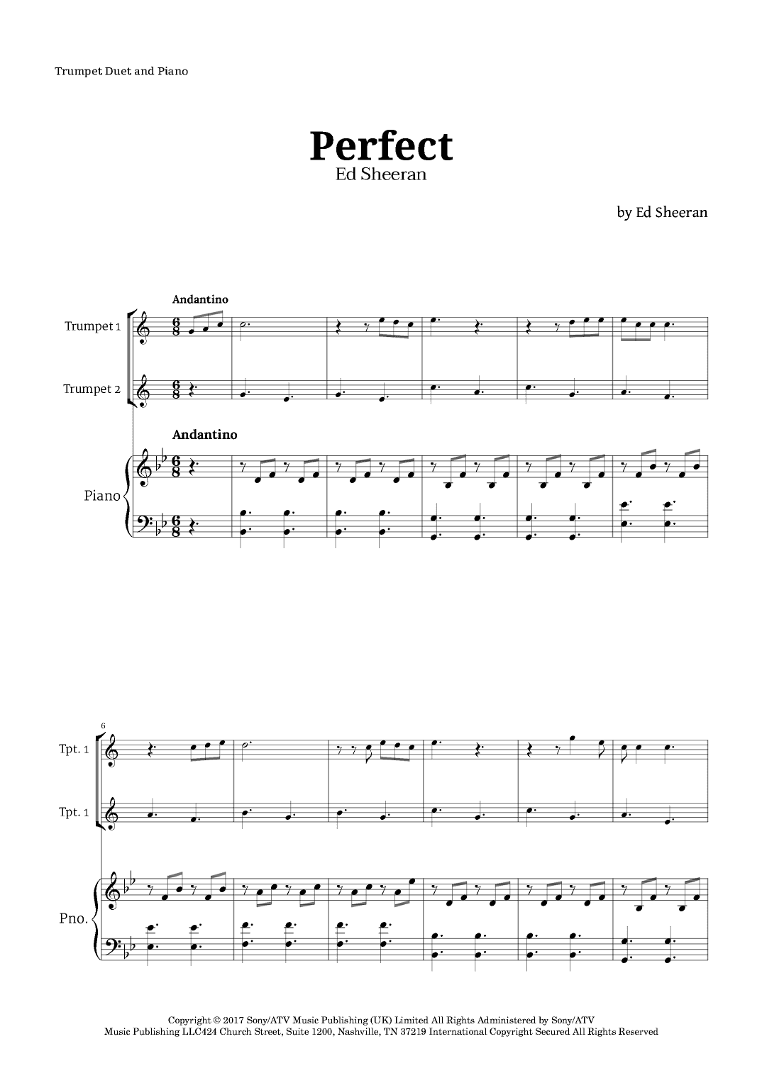 Perfect (arr. Langanho)