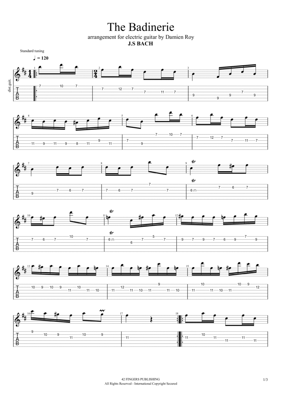 La Badinerie (arr. Damien Roy)