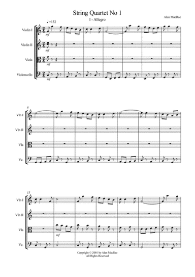 String Quartet No 1