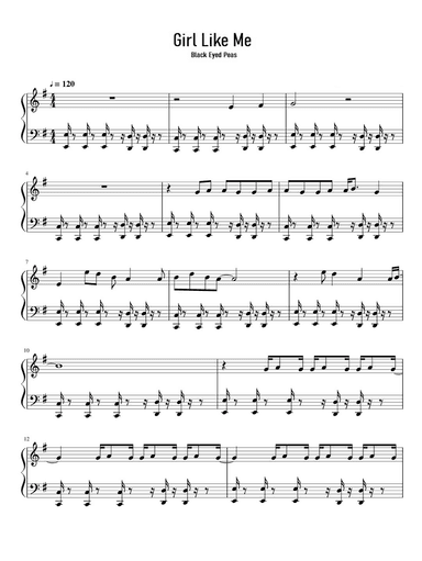 Girl Like Me (arr. Eduardo Sabino)