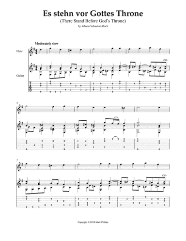 Es stehn vor Gottes Throne (There Stand Before God’s Throne) (arr. Mark Phillips)