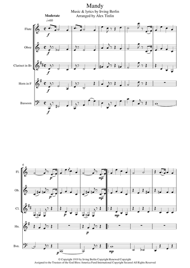 Mandy (arr. Alex Tinlin)