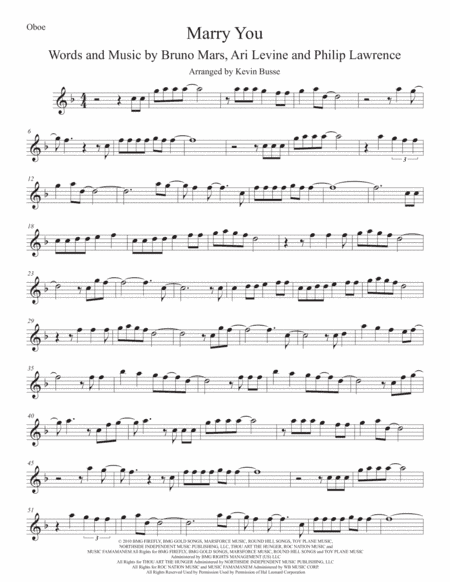 Marry You (arr. Kevin Busse)