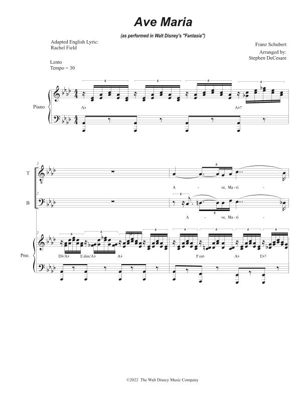 Ave Maria, Op. 52 No. 6 (arr. Stephen DeCesare)