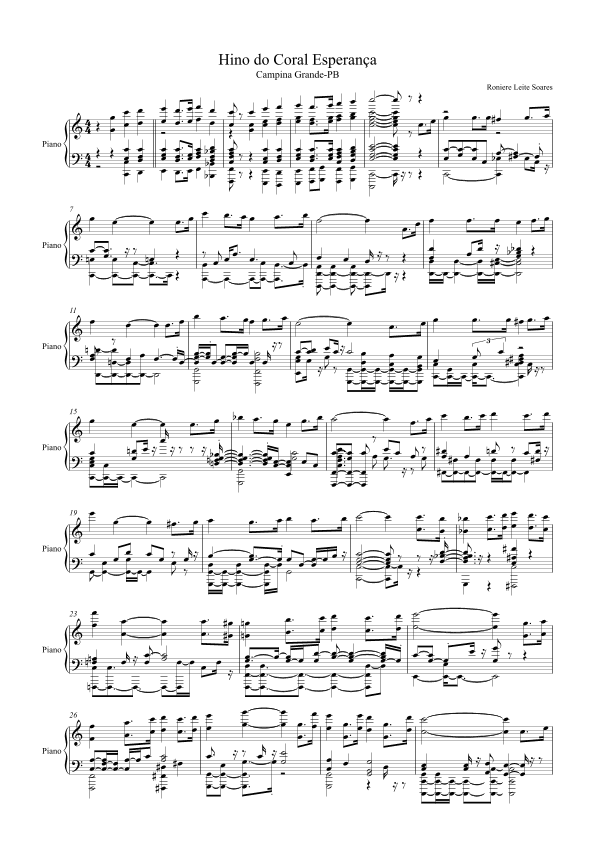 Hino do Coral Esperança