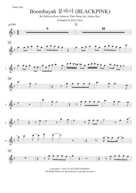 Boombayah (arr. Ken Chow)