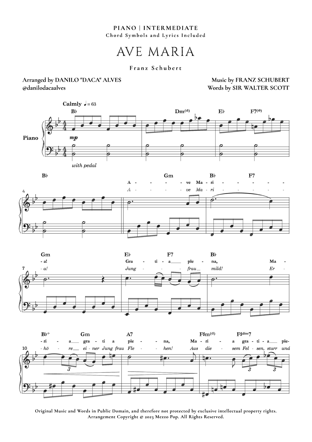 Ave Maria (arr. Danilo "Daca" Alves)