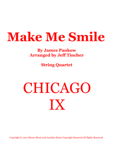 Make Me Smile (arr. Jeff Tincher)