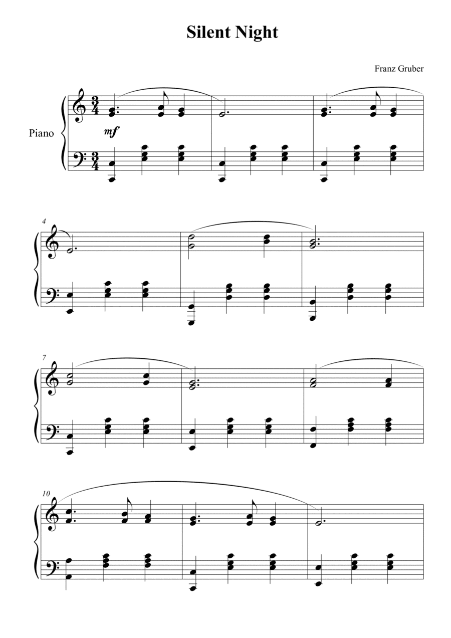 Silent Night (arr. Passoni Music)