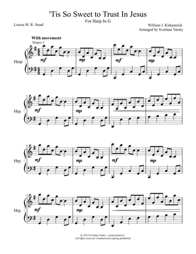 'Tis So Sweet to Trust In Jesus (arr. Svetlana Yatsky)