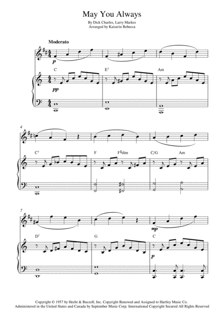 May You Always (arr. Kaiserin Rebecca)