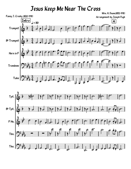 Jesus, Keep Me Near The Cross (arr. Joseph Pugh)