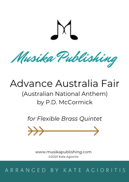 Advance Australia Fair (National Anthem) - Flexible Brass Quintet (arr. Kate Agioritis)