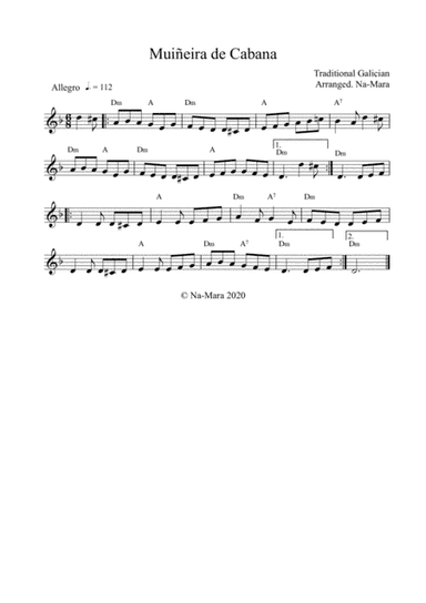 Muiñeira de Cabana -  Composed by Na-Mara