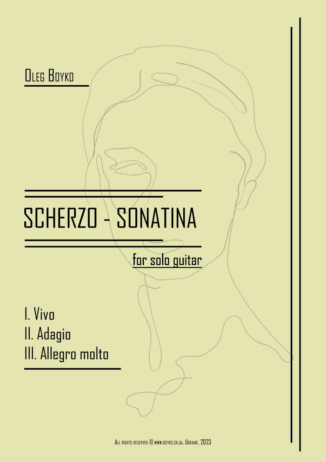 Scherzo - Sonatina (for solo guitar)