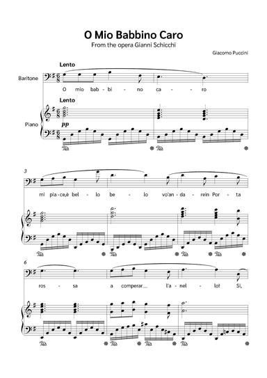 O Mio Babbino Caro (arr. Jackson Spindler)