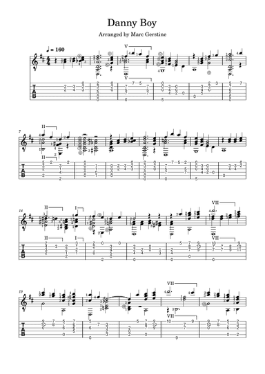 Oh Danny Boy (arr. Marc E Gerstine)