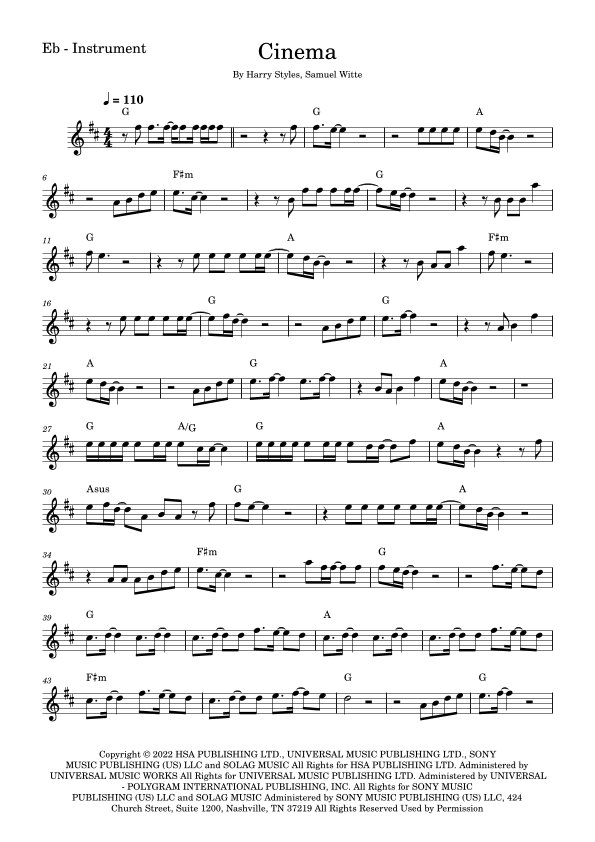 Cinema (arr. Fabio Eduardo de Oliveira)