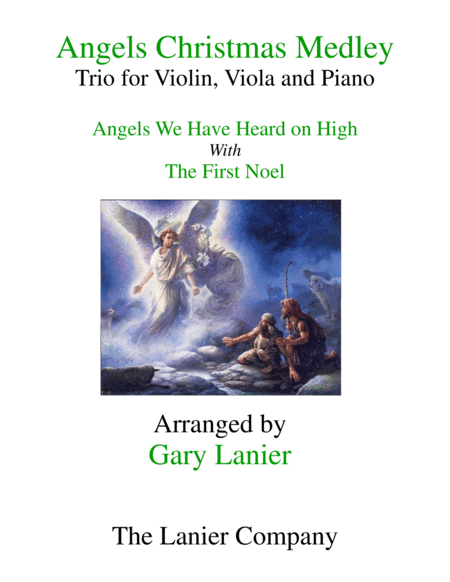 ANGELS CHRISTMAS MEDLEY (Piano Trio for Violin, Viola and Piano) (arr. Gary Lanier)