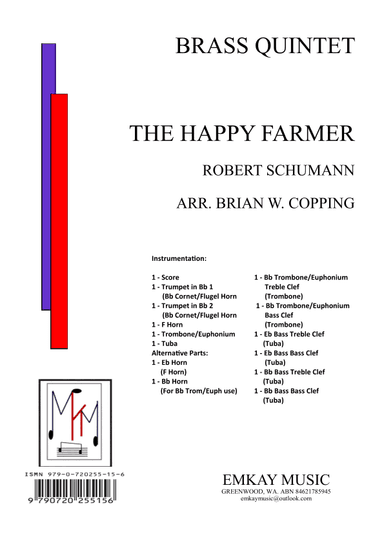 THE HAPPY FARMER - BRASS QUINTET (arr. BRIAN W. COPPING)