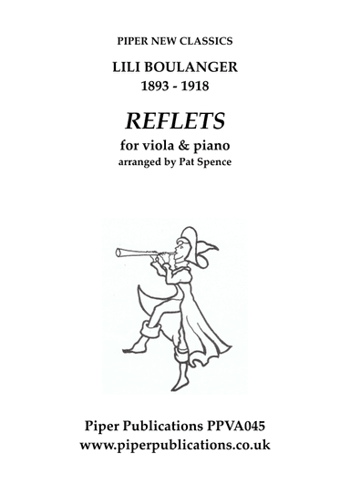 REFLETS FOR VIOLA & PIANO (arr. Pat Spence)